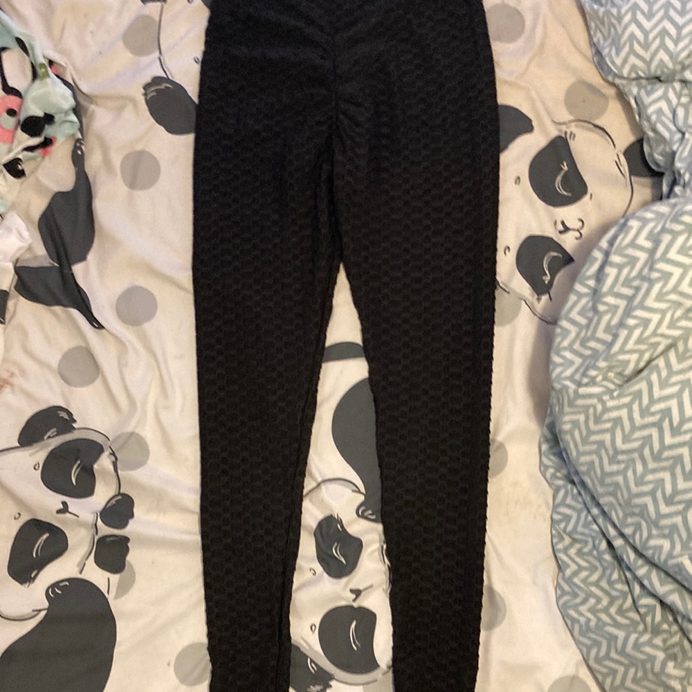 Seasum Workout leggings size medium black once worn